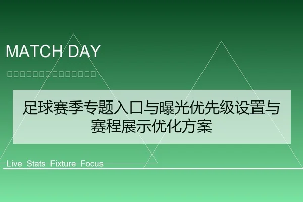 足球赛季专题入口与曝光优先级设置与赛程展示优化方案